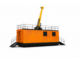 Буровое здание на санях